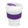 White Purple Frosted Forrest Eco Cups